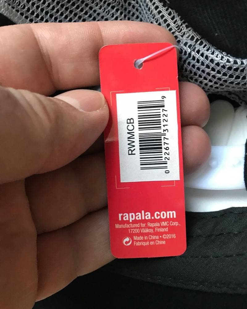 کلاه نقاب دار راپالا RAPALA WORK MESH CAP black — تصویر ۴