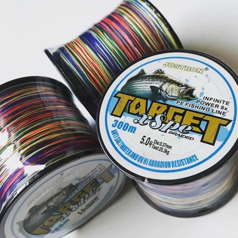 نخ ماهیگیری براید JUSTRON Target X8 BRAID — تصویر ۲