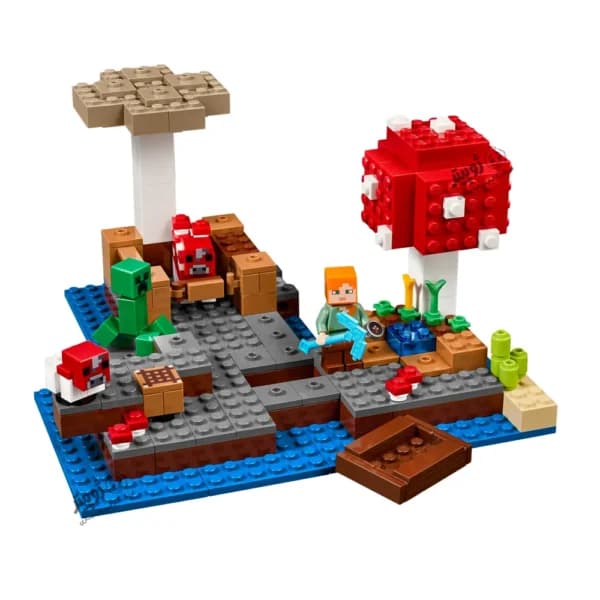 لگو ماینکرافت مای ورلد درخت قرمز LEGO BRICK MY WORLD مدل 824 — تصویر ۳
