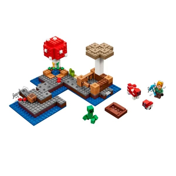 لگو ماینکرافت مای ورلد درخت قرمز LEGO BRICK MY WORLD مدل 824 — تصویر ۲