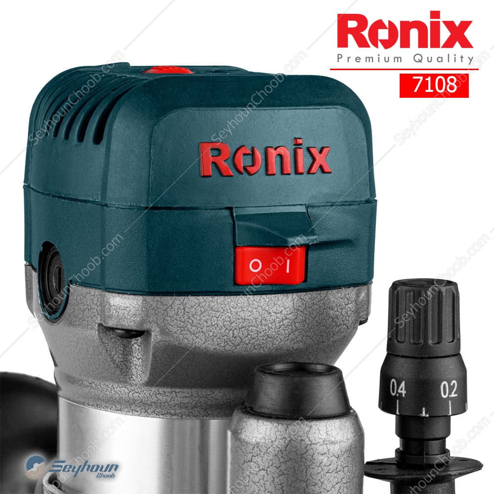 اورفرز دوکاره 710 وات رونیکس مدل Ronix 7108 — تصویر ۴