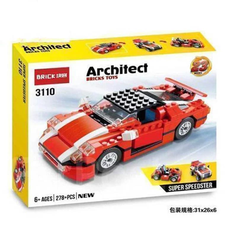 لگو آرشیتکت 23 مدل ماشین خارجی LEGO Architect 23 Model Cara Foreigner مدل 3110