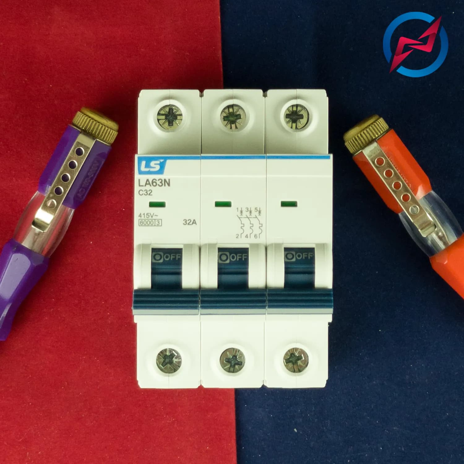 مینیاتوری سه پل C-10A-6kA LS — تصویر ۴
