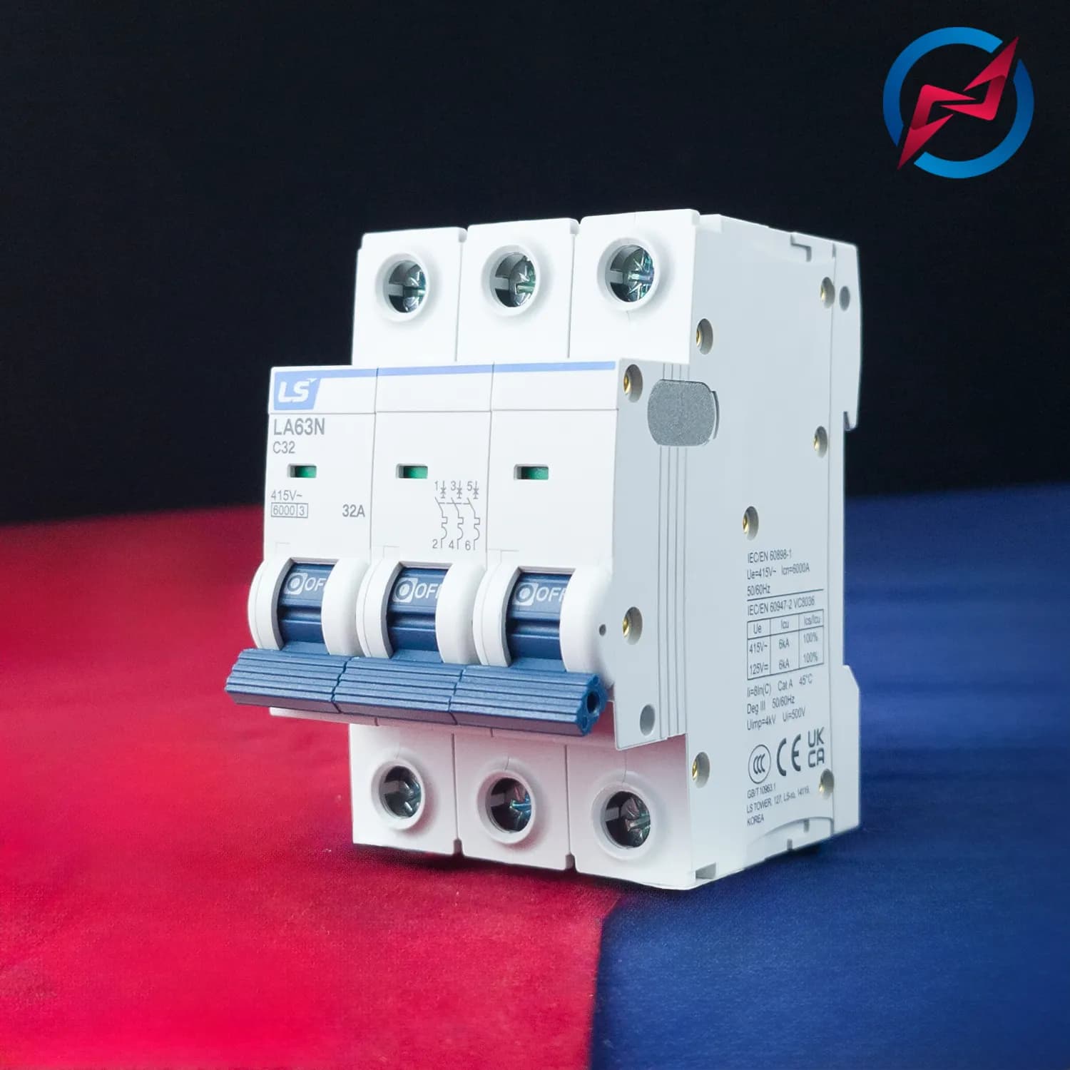 مینیاتوری سه پل C-10A-6kA LS — تصویر ۲