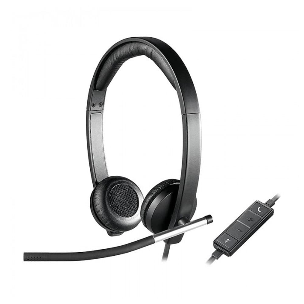 هدست لاجیتک مدل Logitech H650e Stereo Dual Headset — تصویر ۳