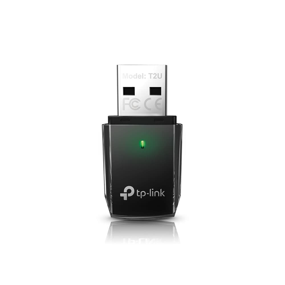 کارت شبکه USB بی‌سیم و دوباند تی پی لینک مدل TP-Link Archer T2U Wireless Adapter