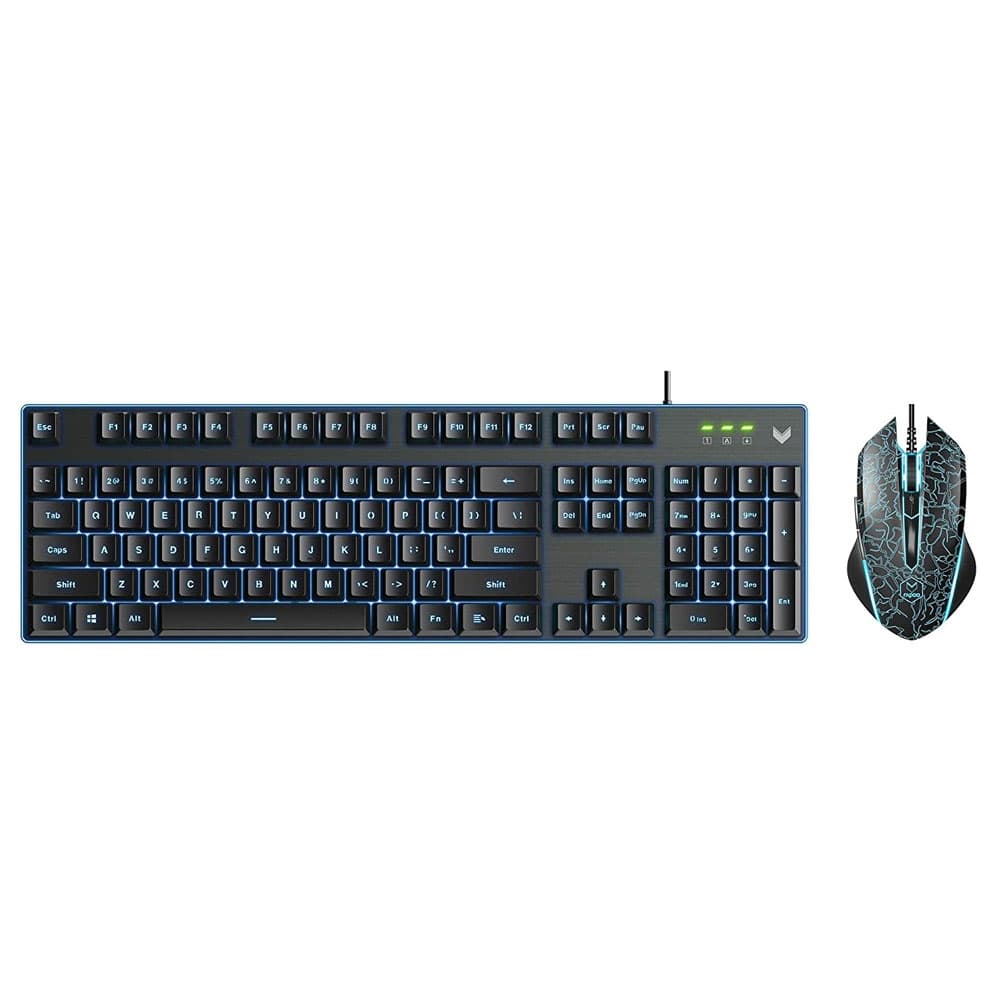 ماوس و کیبورد گیمینگ رپو مدل Rapoo V100S Gaming Keyboard & Mouse
