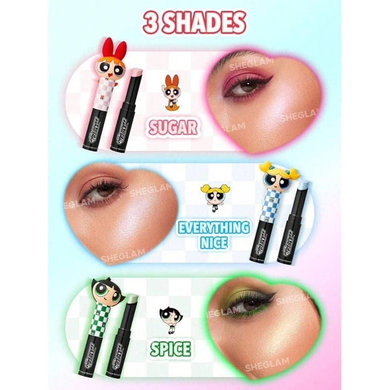 هایلایتر استیکی شیگلم SHEGLAM مدل Power-Noia Shimmer رنگ SUGAR — تصویر ۶