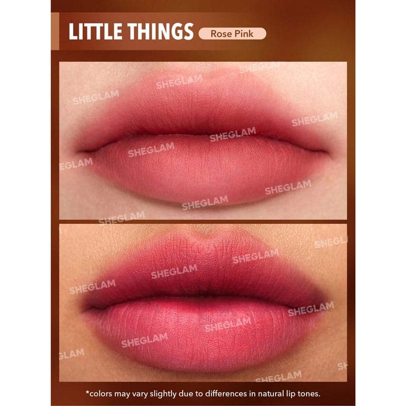 رژلب مایع مات شیگلم SHEGLAM مدل Soft Haze رنگ Little Things — تصویر ۳