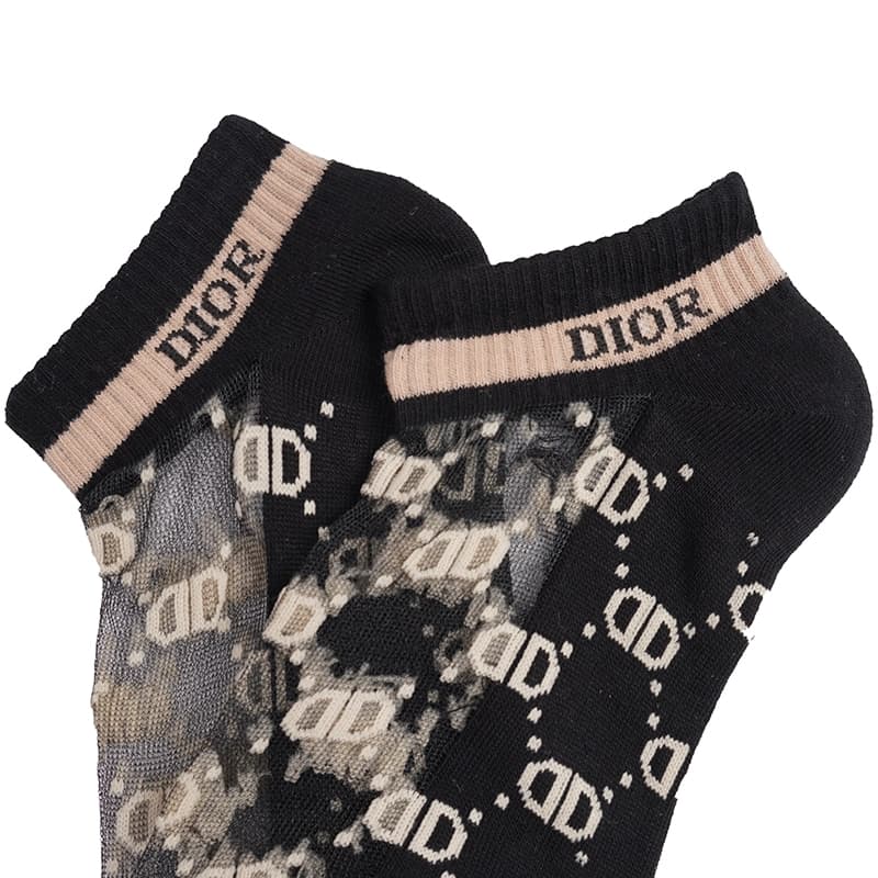 جوراب زنانه مچی توری طرح DIOR — تصویر ۲