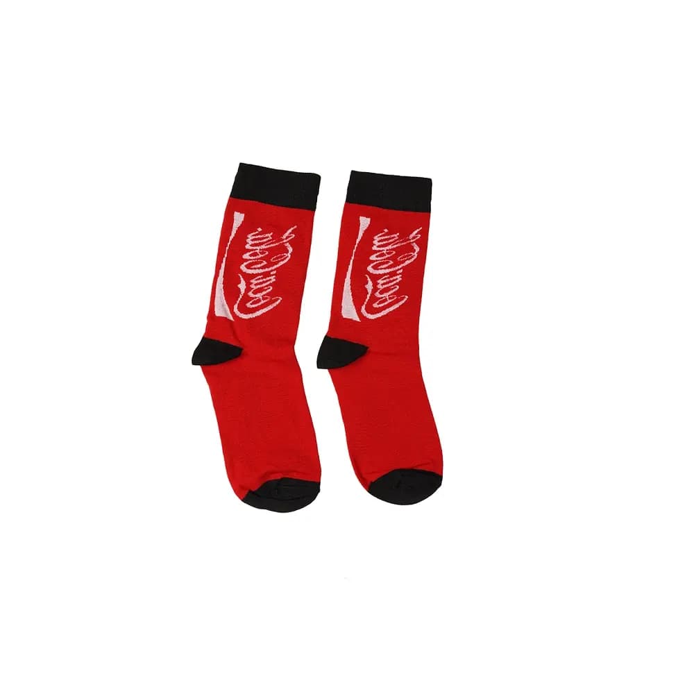 جوراب ساقدار طرح فانتزی کوکاکولا cocacola
