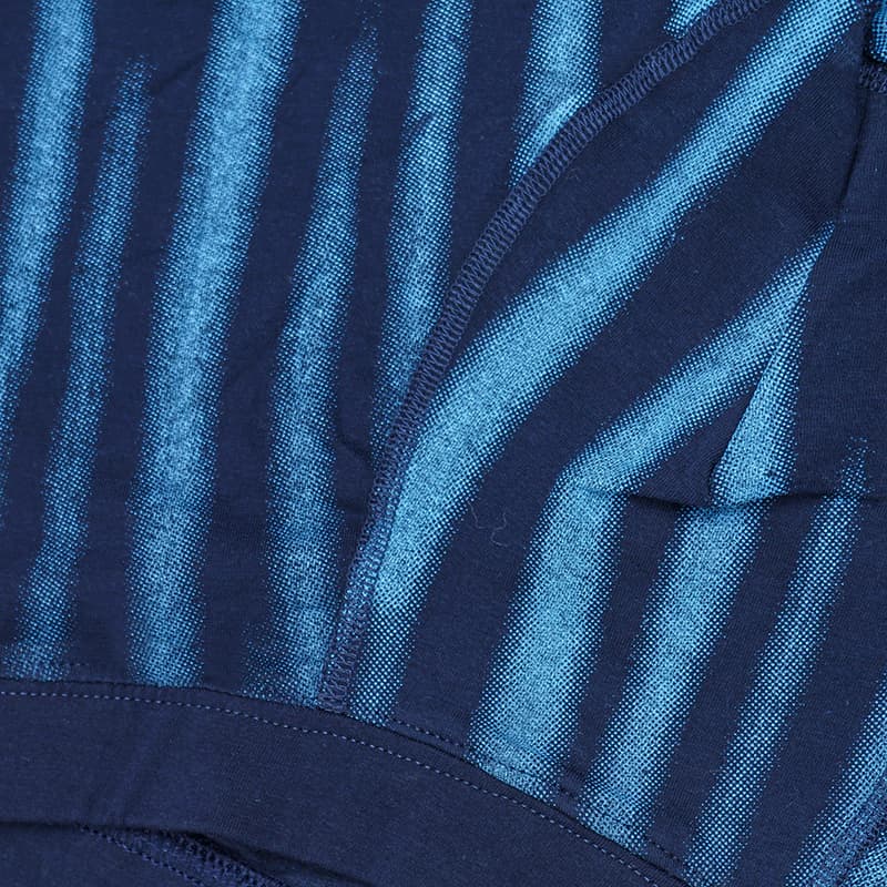 ست شورت و زیر پوش رکابی مردانه طرح zebra سرمه ای برند هیراد — تصویر ۲