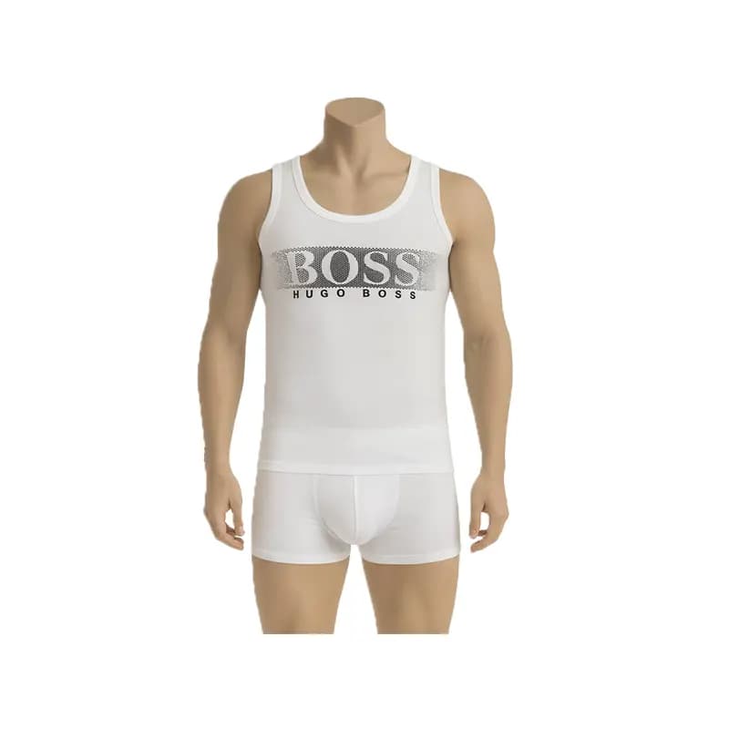 ست شورت و زیر پوش رکابی مردانه طرح BOSS برند هیراد