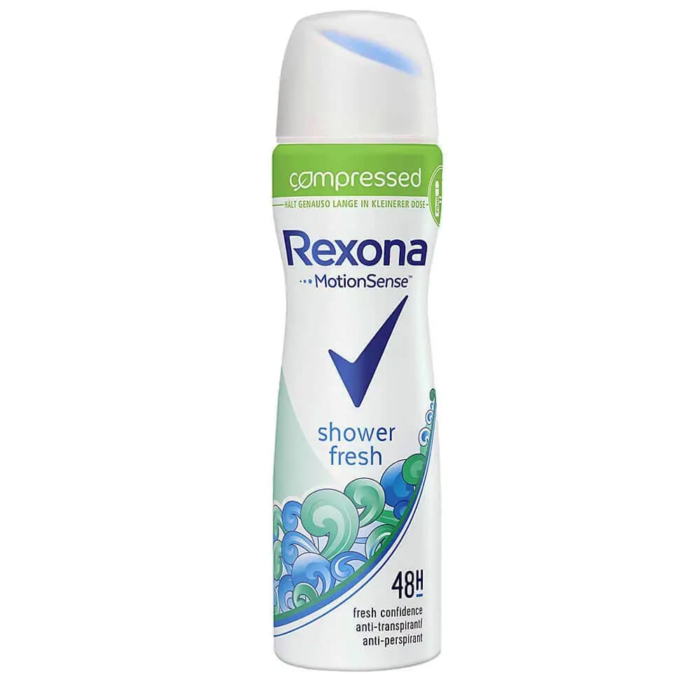 اسپری ضد تعریق فشرده رکسونا مدل Shower Fresh حجم 75 میل — تصویر ۳