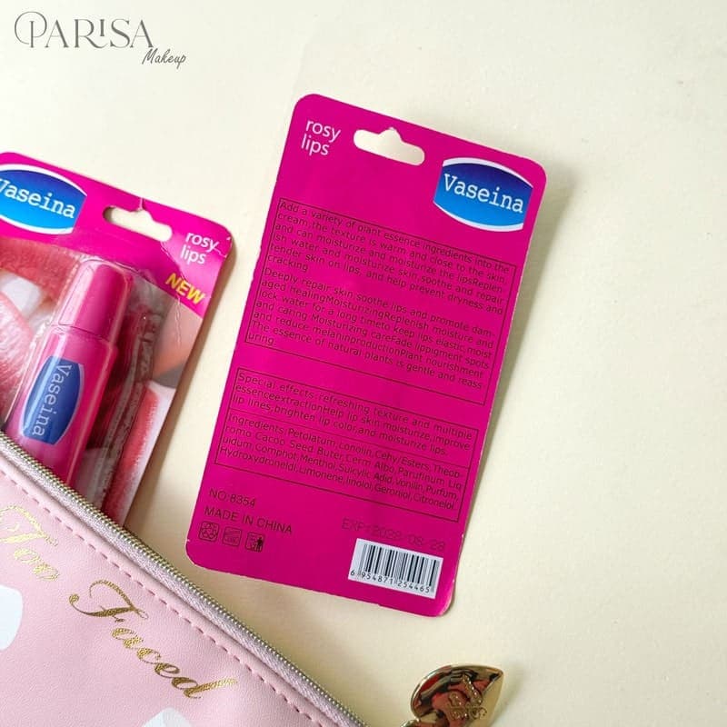 بالم لب تیوپی Vaseina مدل Rosy Lips — تصویر ۲