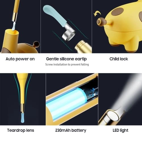 گوش پاک کن هوشمند شیائومی مدل Bebird D3 Pro (اورجینال ارسال فوری) — تصویر ۳