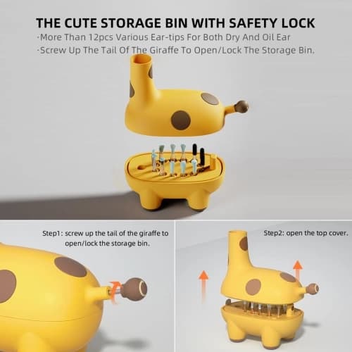 گوش پاک کن هوشمند شیائومی مدل Bebird D3 Pro (اورجینال ارسال فوری) — تصویر ۴