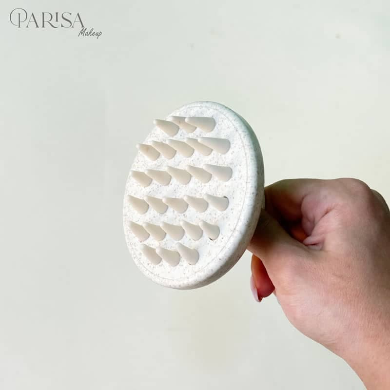ماساژور سر سیلیکونی طرح سنگی — تصویر ۳