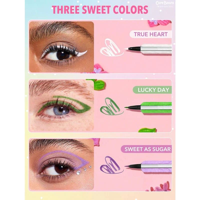 خط چشم شیگلم SHEGLAM مدل X Care Bears رنگ SWEET AS SUGAR — تصویر ۴