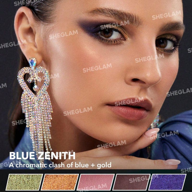 پالت سایه 8 رنگ شیگلم SHEGLAM مدل Chroma Zone رنگ VELOCITY — تصویر ۳