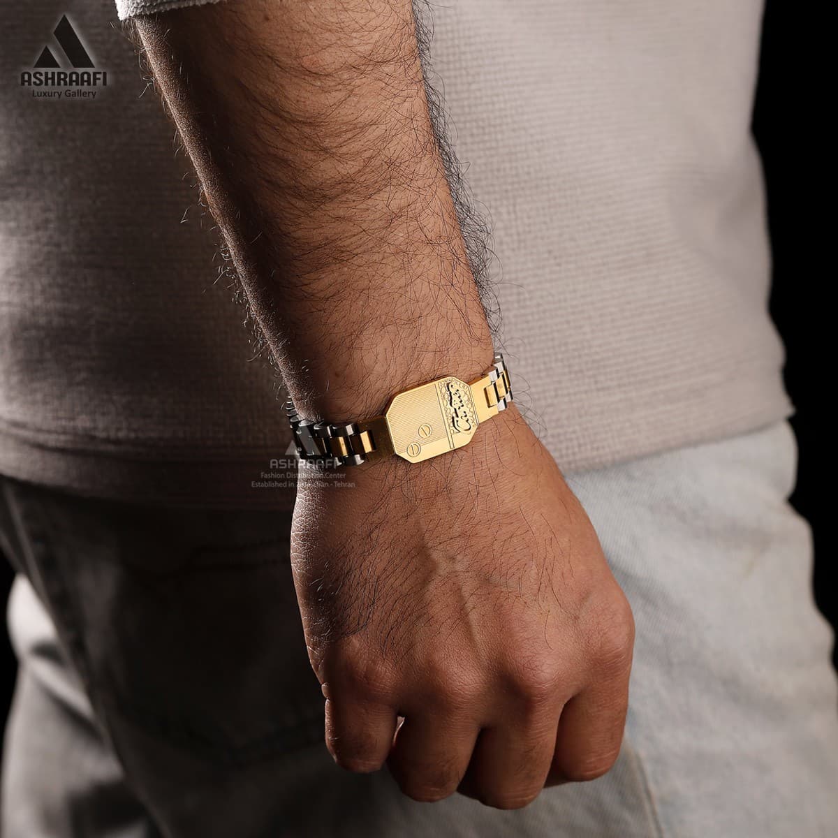 دستبند مردانه کارتیه Cartier Bracelet SG1 — تصویر ۳