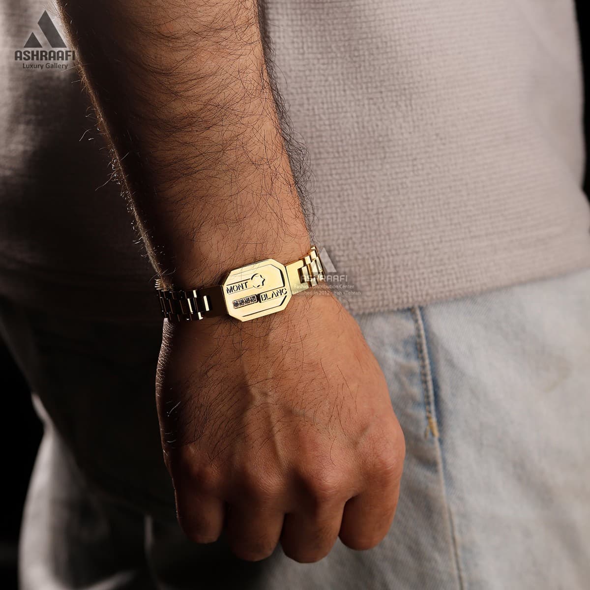 دستبند پلاک دار مون بلان Montblanc Bracelet G1 — تصویر ۳