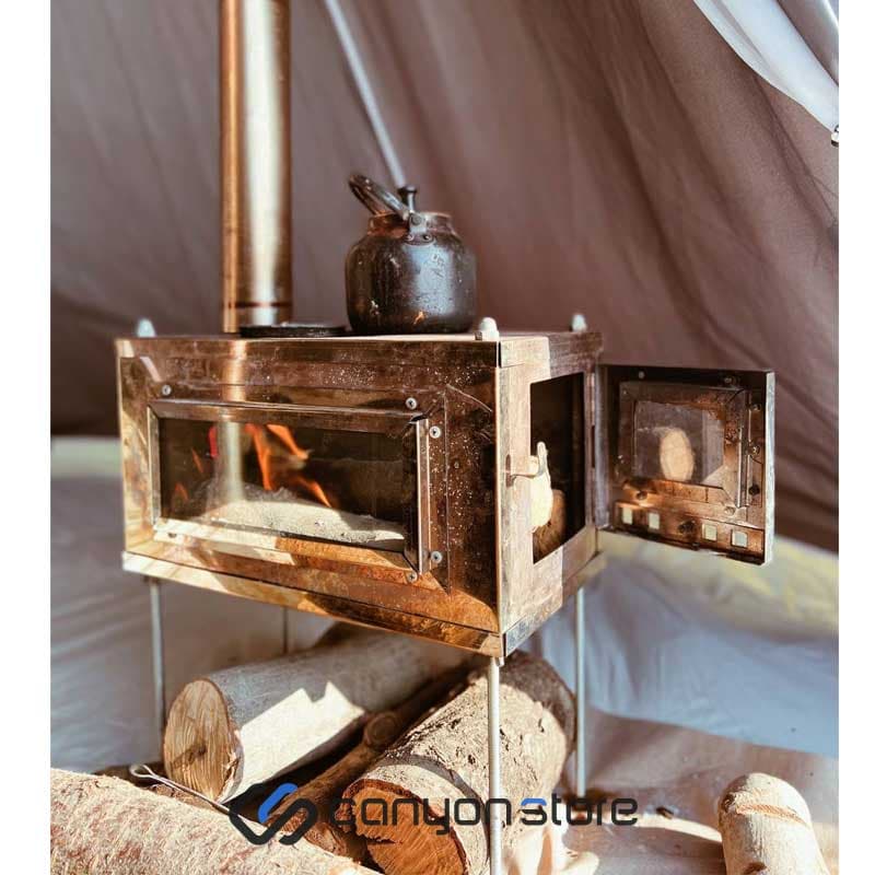 بخاری هیزمی تاشو دیلور – Dilor Steel Folding Wood Heater — تصویر ۶
