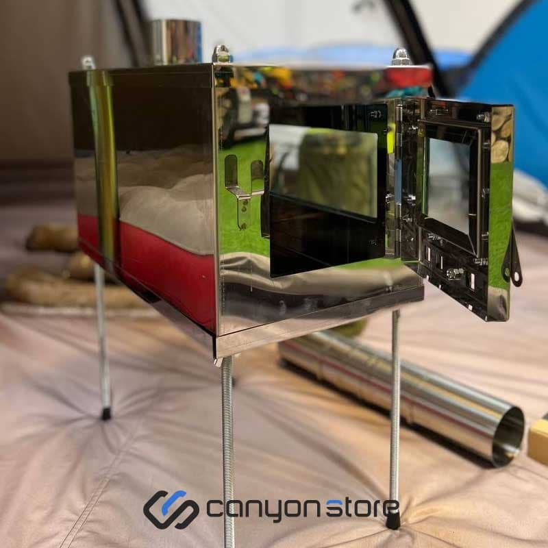 بخاری هیزمی تاشو دیلور – Dilor Steel Folding Wood Heater — تصویر ۴