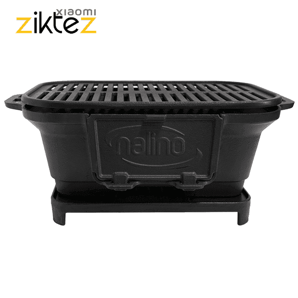 منقل باربیکیو نالینو ذغالی مدل nalino Roza (اورجینال با گارانتی) — تصویر ۸