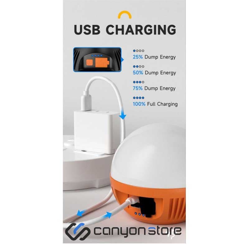 چراغ چادر شارژی خورشیدی – Camping Light 5813 — تصویر ۳