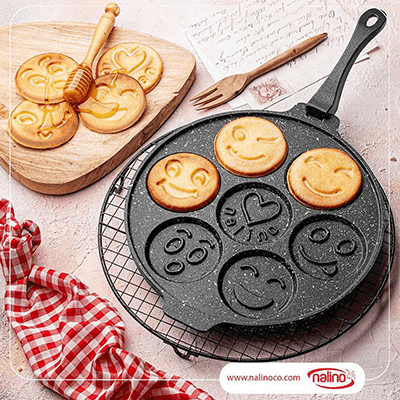 تابه پنکیک چدنی نالینو Nalino Pancake سایز 30 (اورجینال با گارانتی) — تصویر ۲
