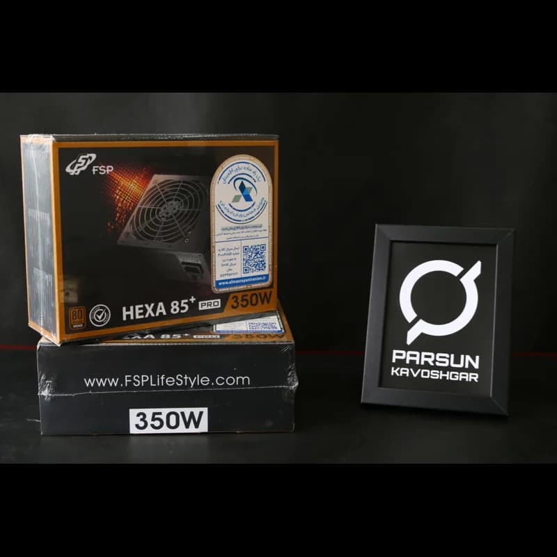 پاور اف اس پی 350 وات مدل HEXA 85+ PRO — تصویر ۲