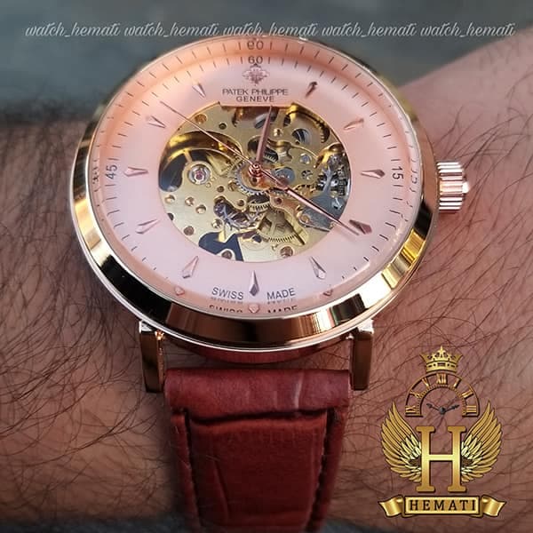 ساعت مردانه پتک فیلیپ قلب باز اتوماتیک Patek Philippe ppc105 — تصویر ۷