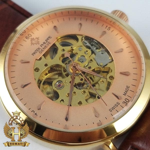 ساعت مردانه پتک فیلیپ قلب باز اتوماتیک Patek Philippe ppc105 — تصویر ۳