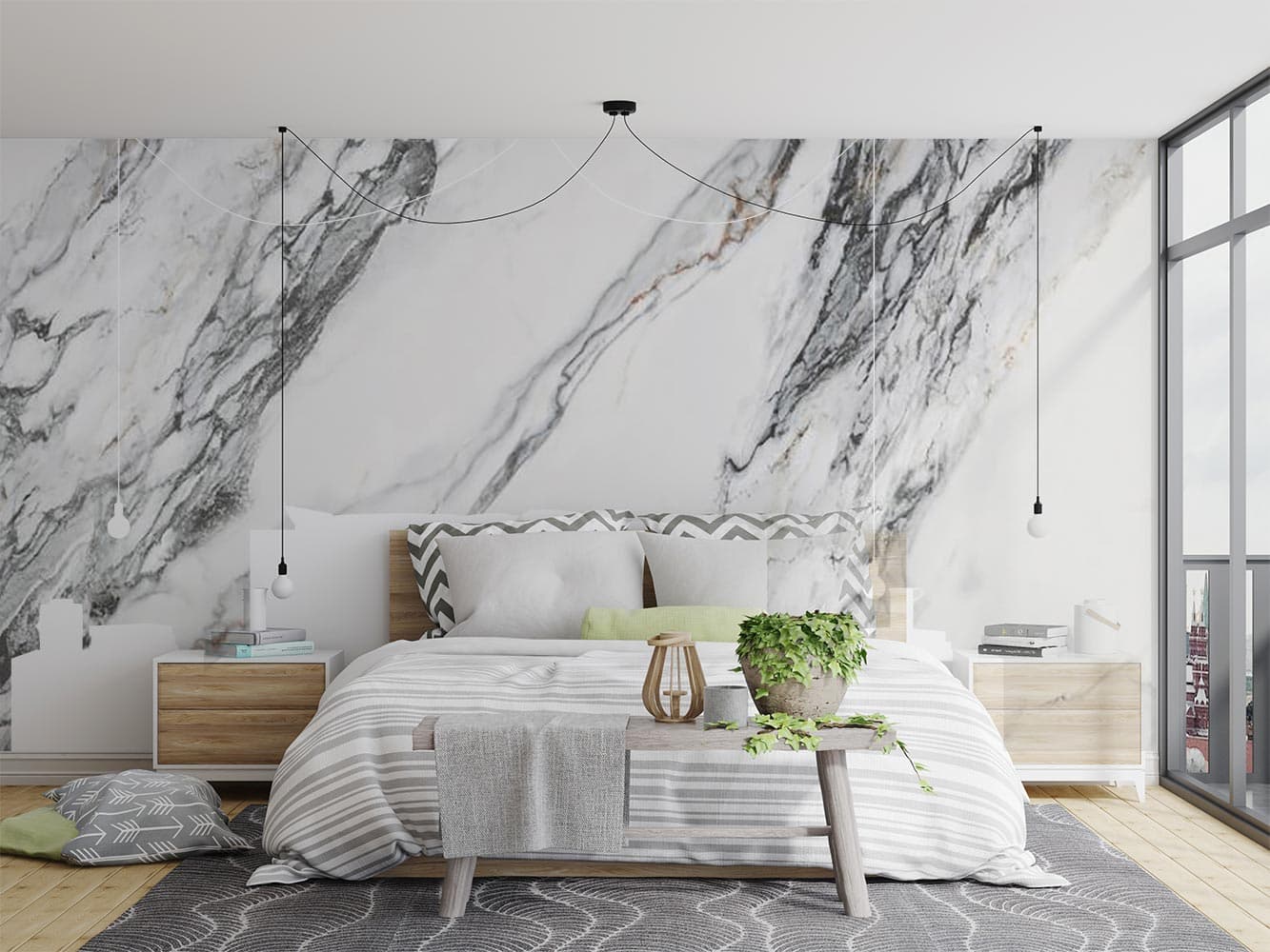 کاغذ دیواری ماربل سنگ مرمر W13427200 — تصویر ۳