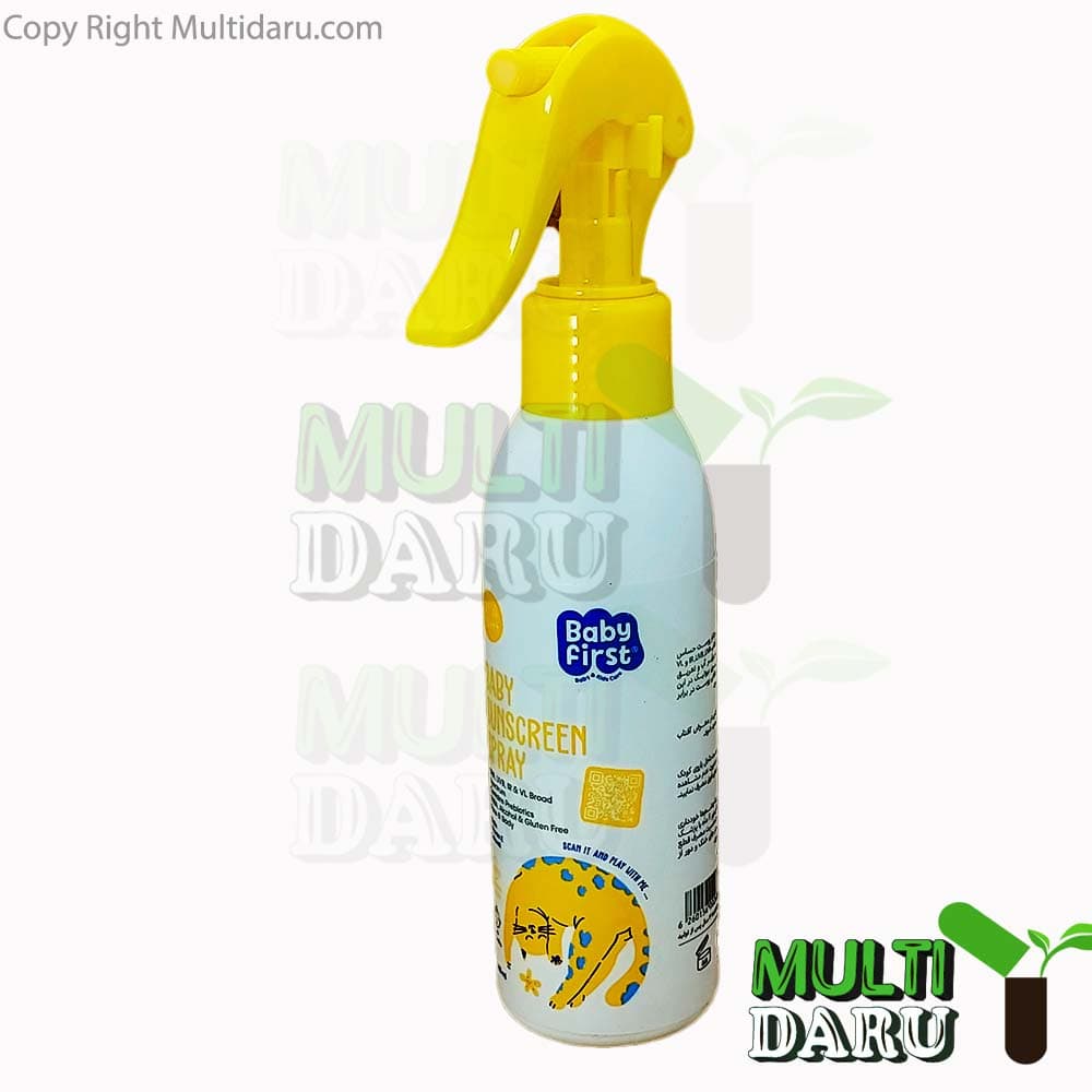 اسپرى ضد آفتاب SPF50 بى بى فرست 150 میل — تصویر ۲