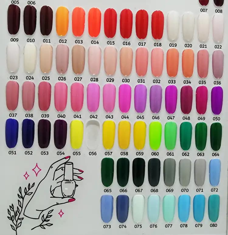 لاک ژل ناخن اوسر شماره 055 OSER GEL PULISH — تصویر ۲
