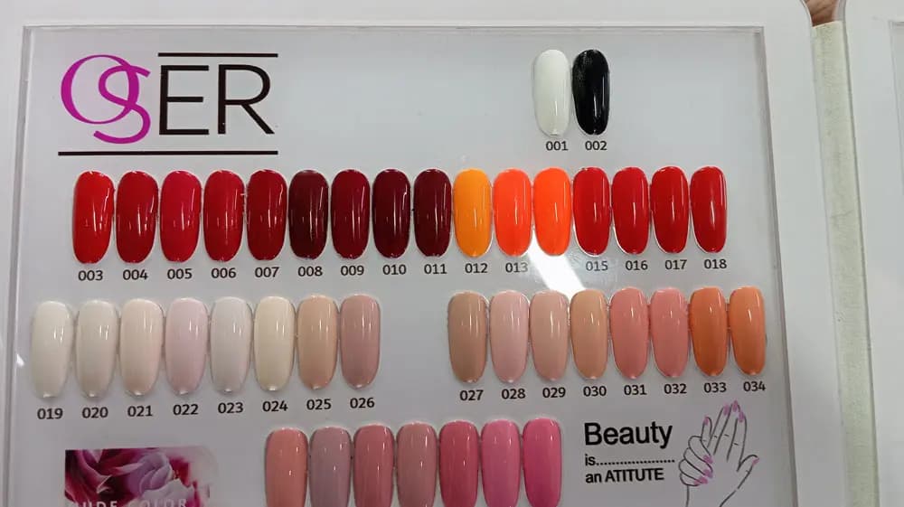 لاک ژل ناخن اوسر شماره 002 OSER GEL PULISH — تصویر ۲