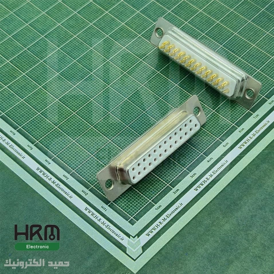 کانکتور DB25 مادگی سرکابلی صنعتی 25 پین