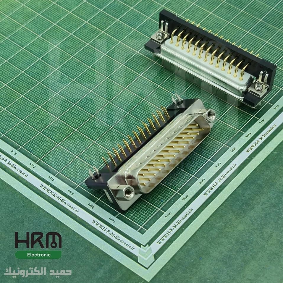 کانکتور DB25 نری روبردی رایت صنعتی 25 پین