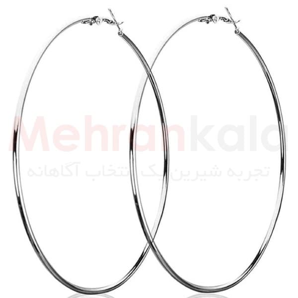 گوشواره حلقه ای زنانه بی لاین مدل Large Hoop Earring