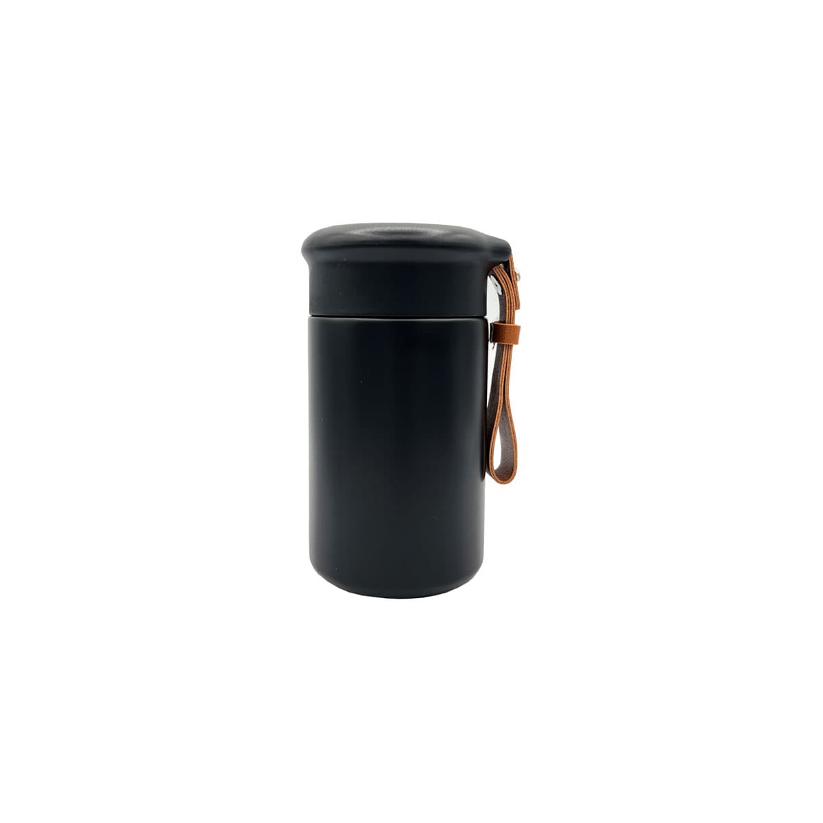 فلاسک 250 میل درب مشکی بند چرمی GH-291کد 16562 — تصویر ۲