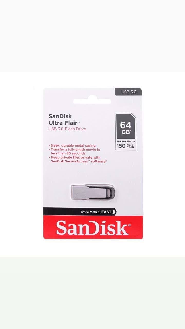 فلش 64گیگ san disk