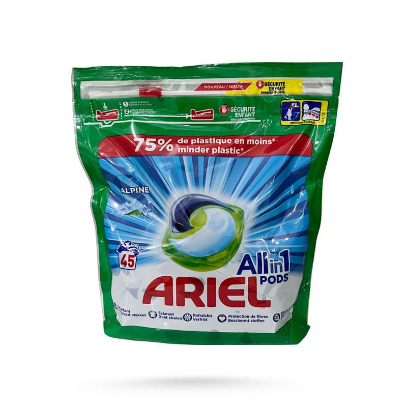 قرص ماشین لباسشویی آریل مدل All in 1 PODS تعداد 45 عددی