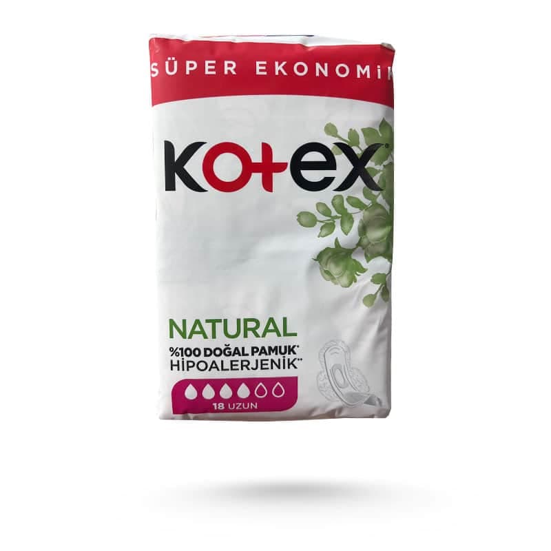 نوار بهداشتی فوق ارگانیک کوتکس 18 عددی Kotex