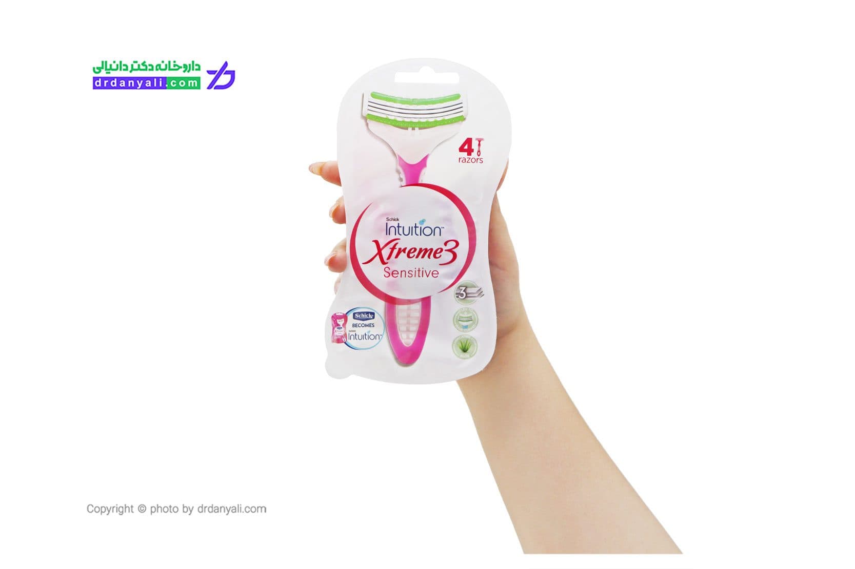 خودتراش زنانه Xtreme3 شیک 4 عدد — تصویر ۲