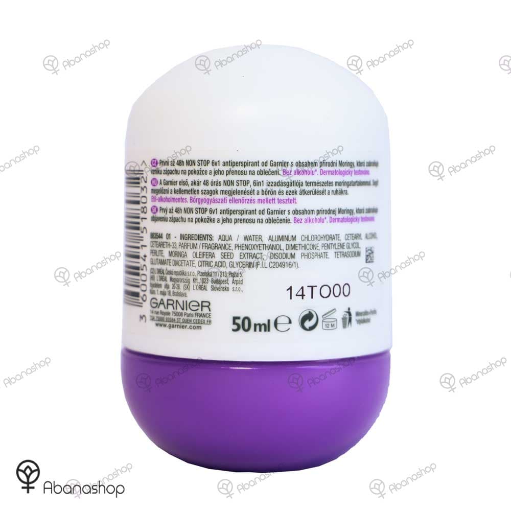 مام ضد تعریق زنانه گارنیه Garnier مدل Protection 6 — تصویر ۲