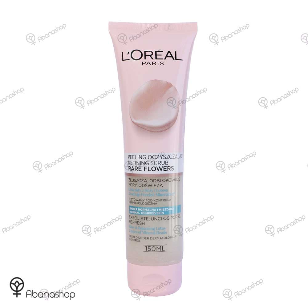 اسکراب صورت Rare Flowers گل کمیاب لورال Loreal