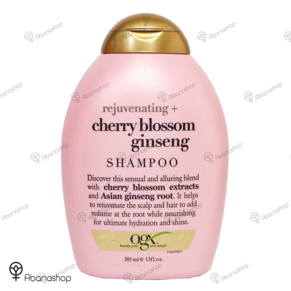 شامپو شکوفه گیلاس و جینسینگ او جی ایکس Ogx Cherry Blossom Ginseng