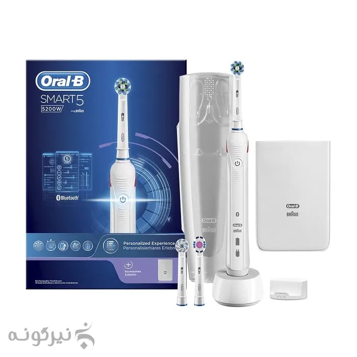 مسواک برقی هوشمند اورال بی Oral-B سری SMART5 مدل 5200w